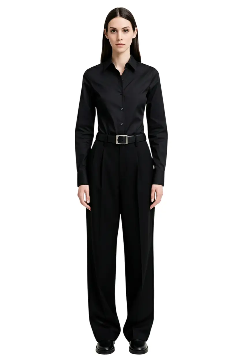 ALLURE — Tailored Pleated Trousers